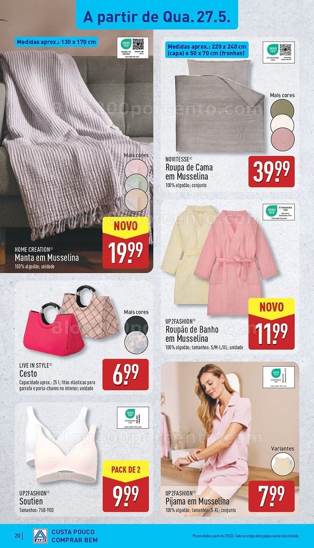 Antevisão Folheto ALDI Promoções de 25 a 31 maio